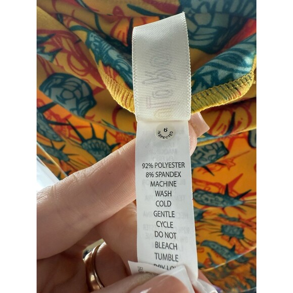 LuLaRoe Tall And Curvy Leggings Americana Collection-Patriotic Statue of Liberty - Picture 2 of 2